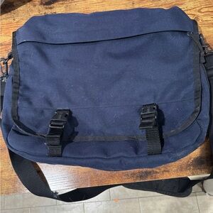 L.L. Bean Dark Blue Men's Messenger Bag